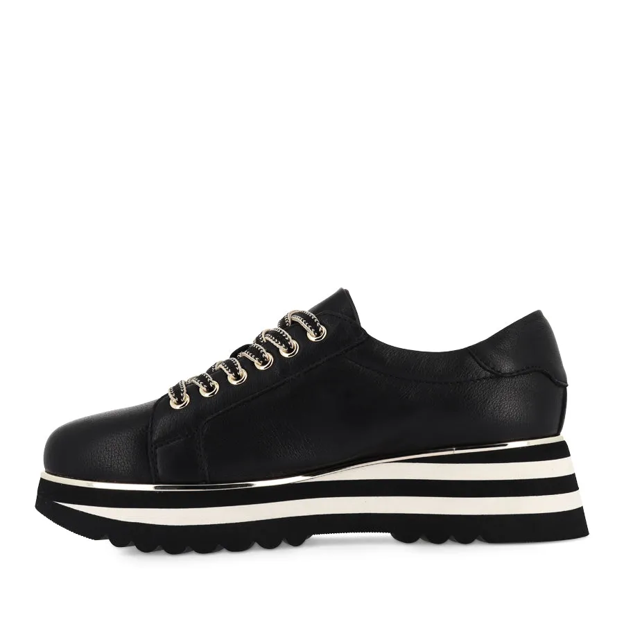 Running Inspired EAMMES - BLACK LEATHER