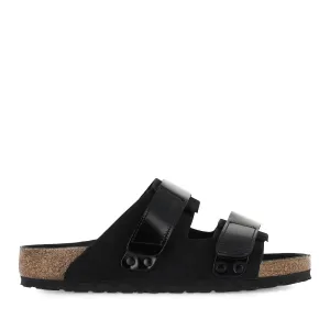Cozy Travel Shoes Shock absorbing midsole UJI SEMI EXQUISITE - BLACK NUBUCK