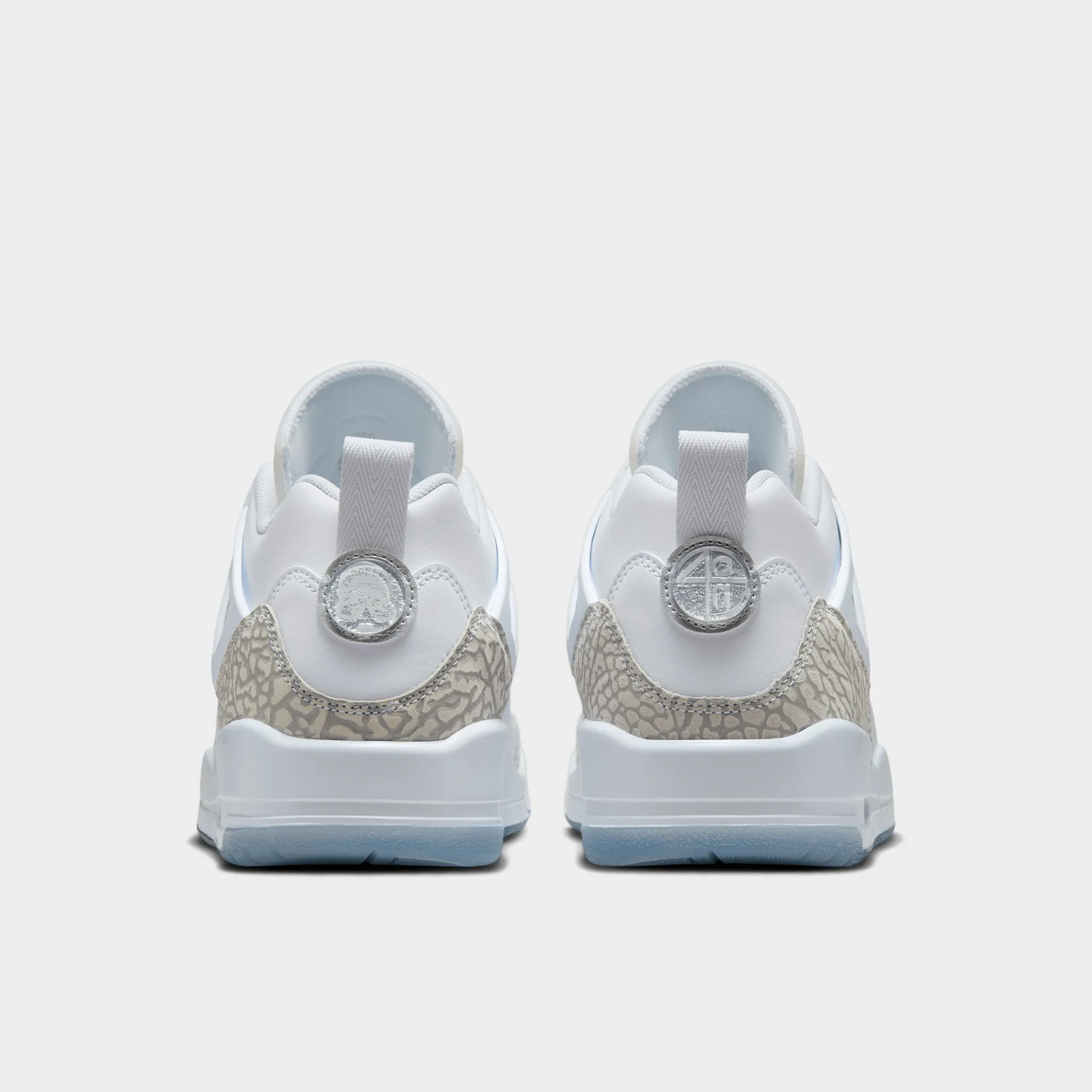 Jordan Spizike Low White / Neutral Grey - Metallic Silver Fast Break Shoes