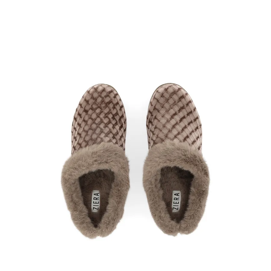 FIFI XW - TAUPE EMBOSSED Holiday Ready Knit Material
