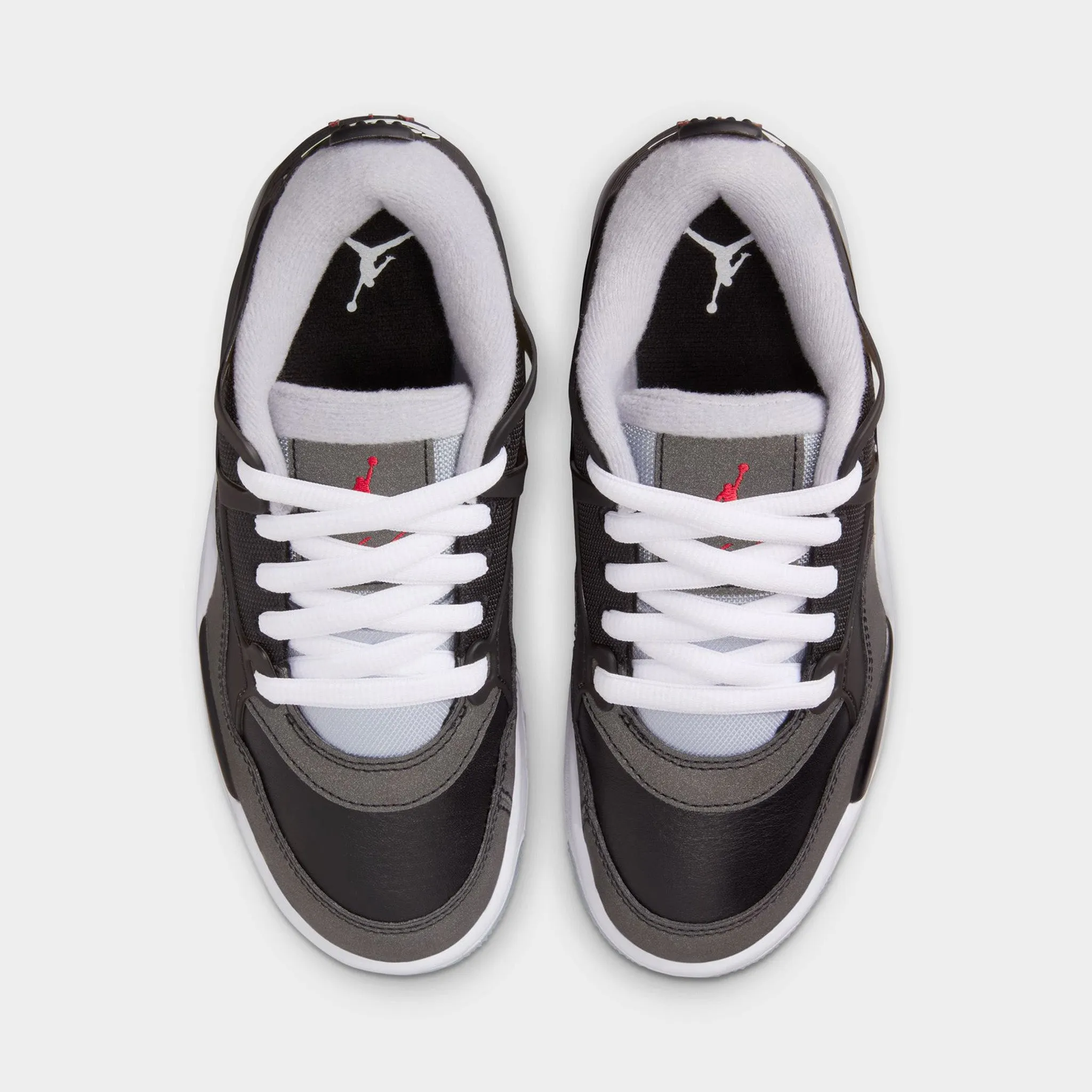 Jordan 4RM PRM GS Black / Fire Red - Wolf Grey sock liner Urban Ready
