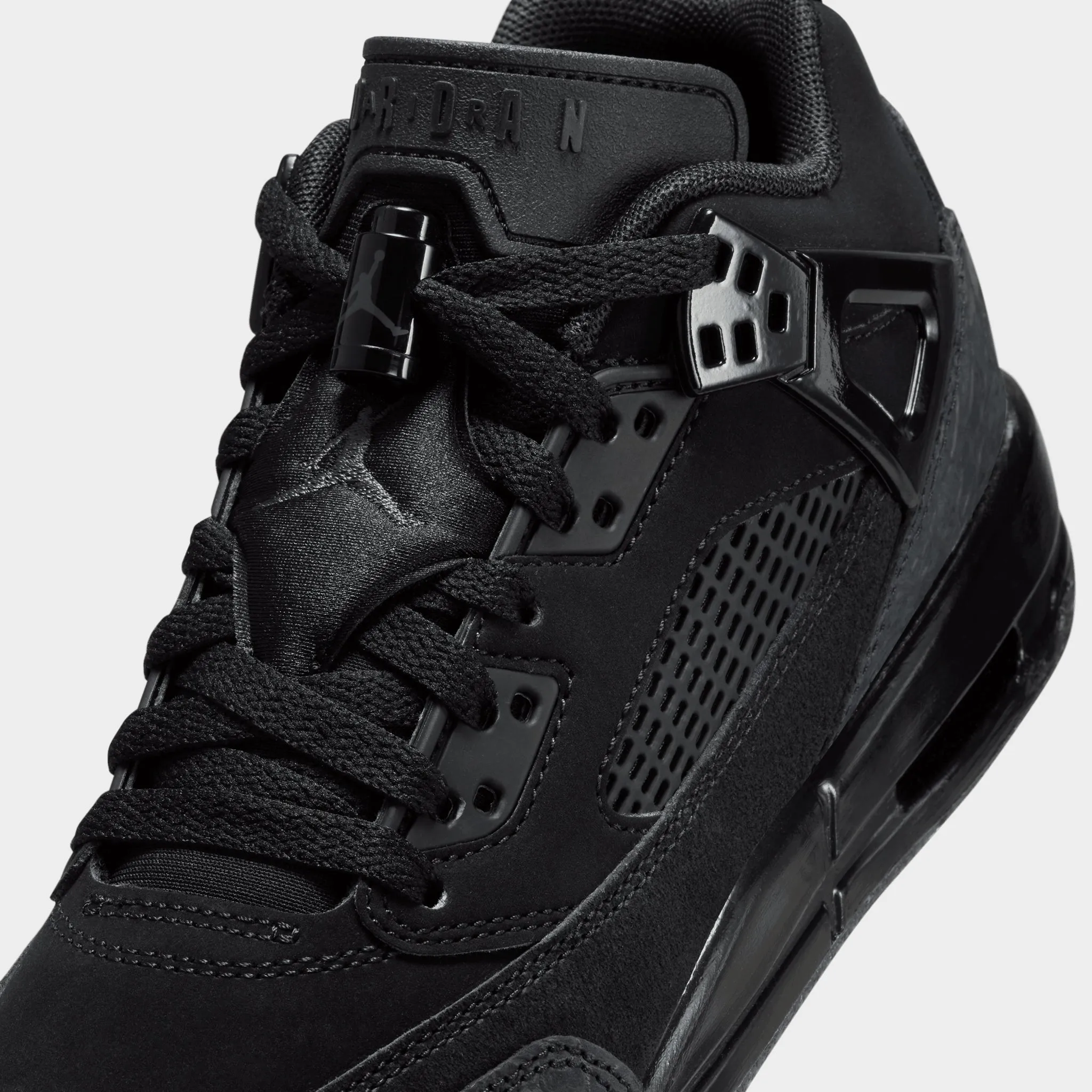 Jordan Spizike Low GS Black / Black Resilient Touch airflow