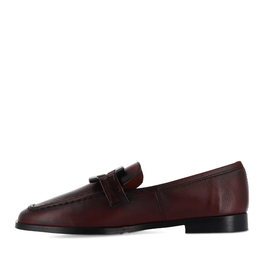 Narrow Width LEAH - VINO LEATHER