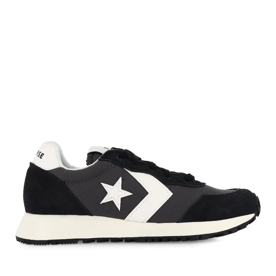 OMEGA TRAINER LOW - BLACK/DARK MATTER/VINTAGE WHITE Eco Friendly Upper