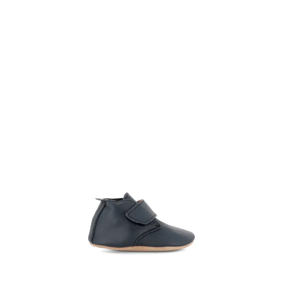 DESERT SOFT SOLE - NAVY LEATHER Comfort And Durability Metallic Edge