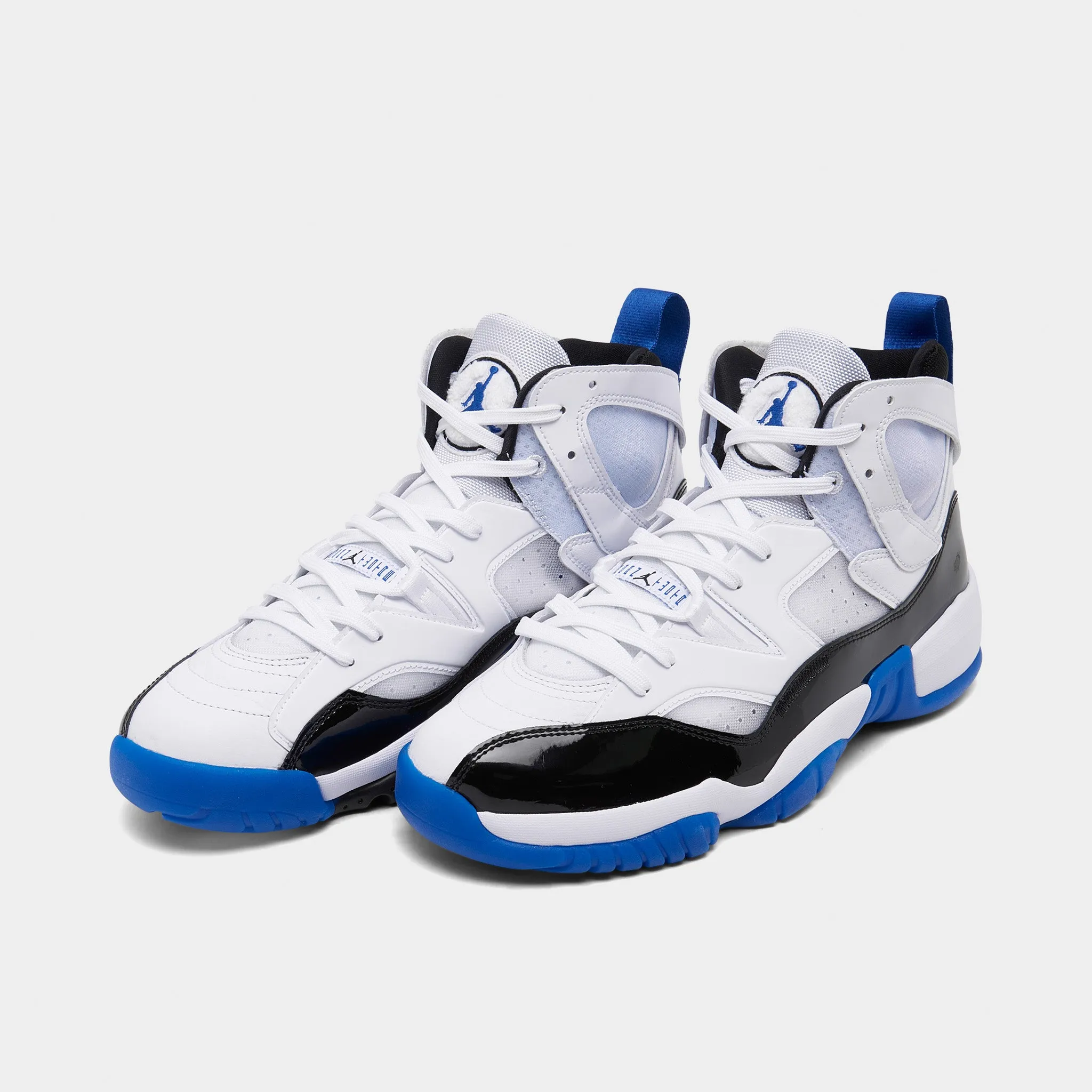 Ventilated Footbed Design Jordan Jumpman Two Trey White / Game Royal - Black
