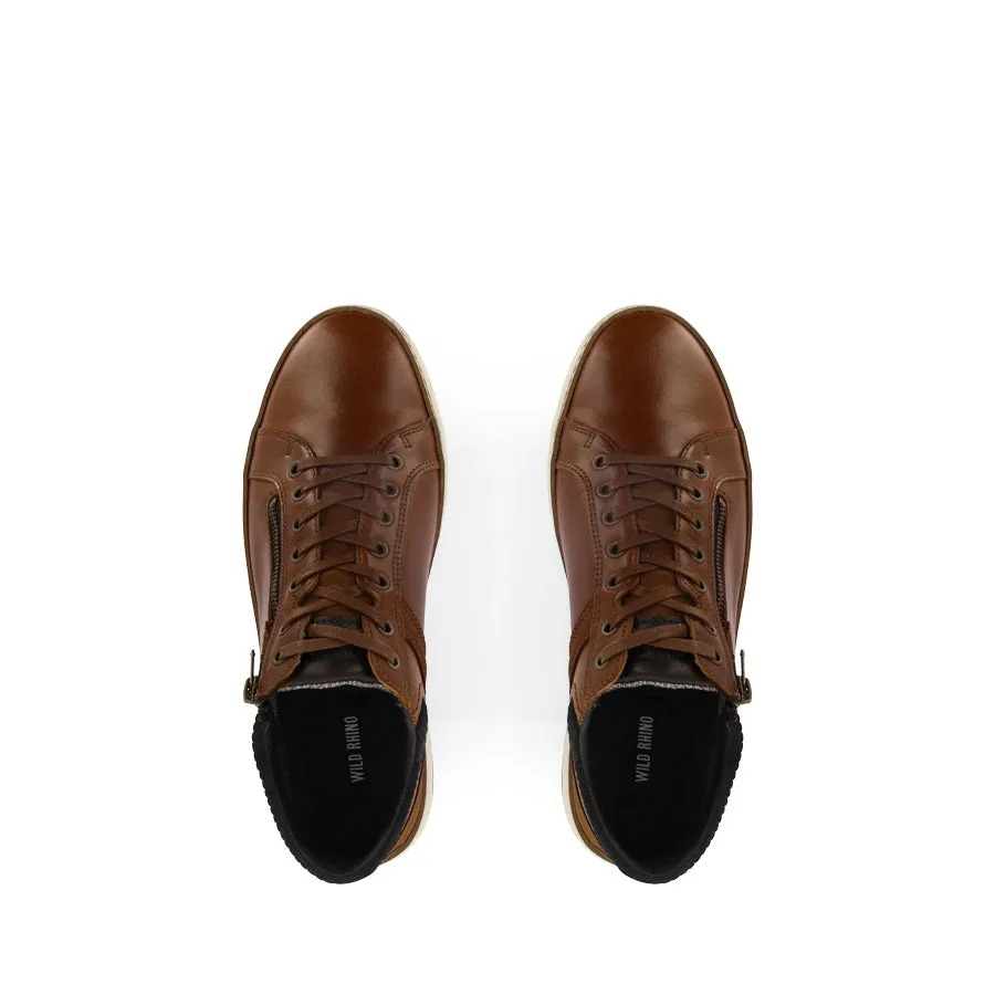 WHISTLE - TAN LEATHER Mesh Upper