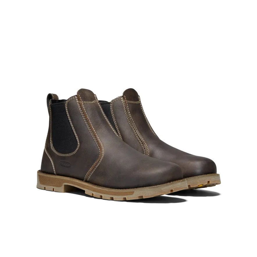 Men's Seattle Romeo (Soft Toe)  |  Cascade Brown/Black embossed