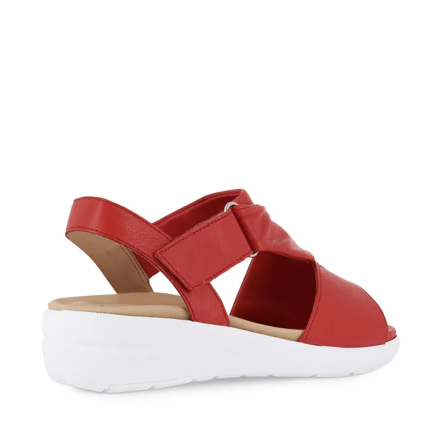 NAZLY 2 XW - RED LEATHER Relax Mode