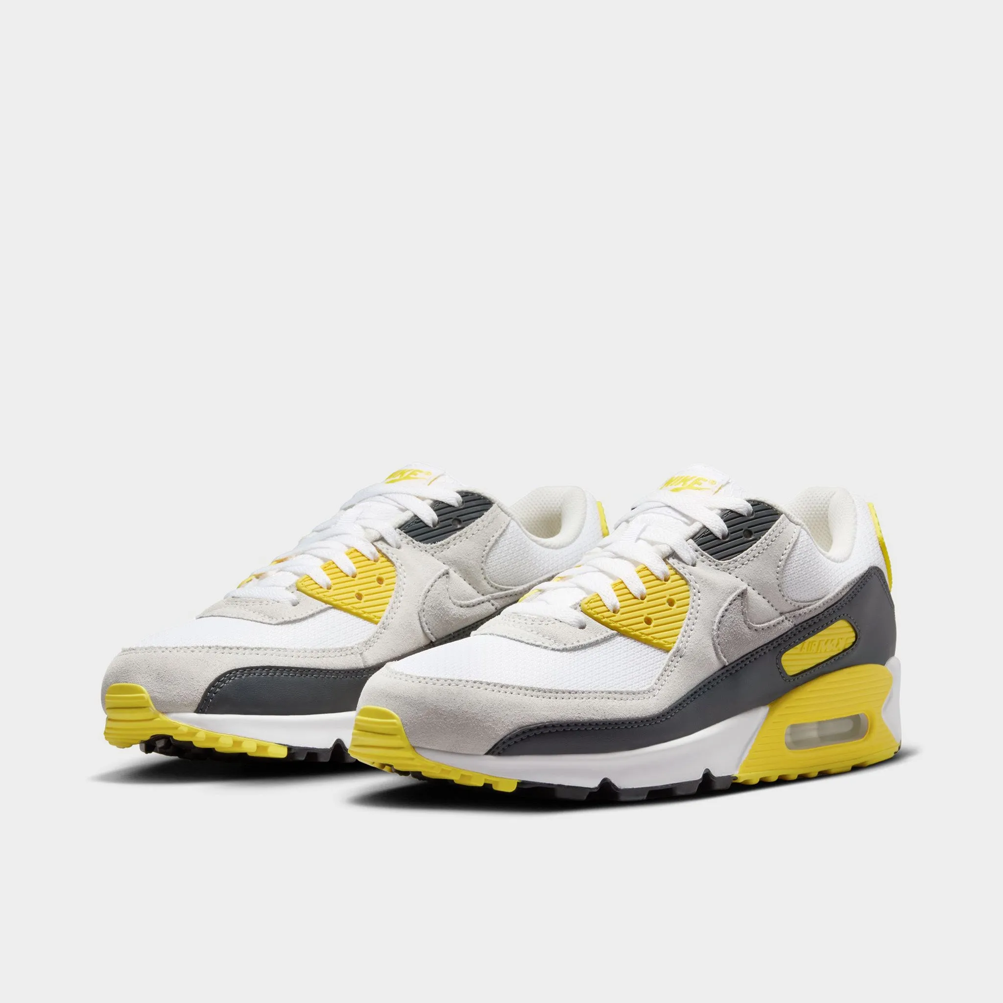 Nike Air Max 90 White / Light Smoke Grey - Lightening Lightweight TPU Frame