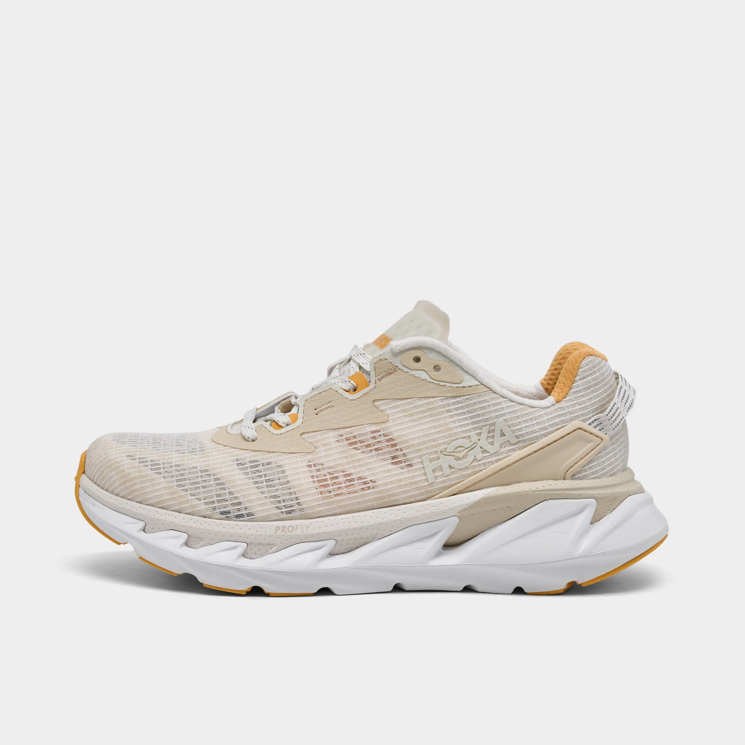 Durable Toe Guard Durable rubber sole Hoka Elevon 2 TS Beige / White