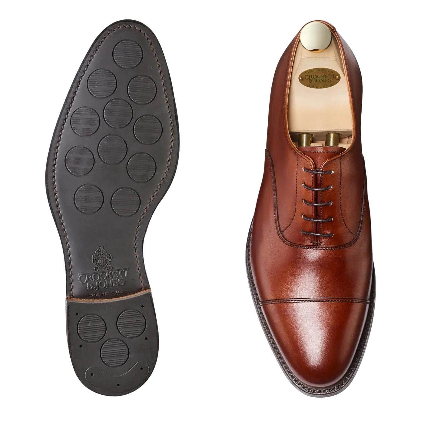 Sturdy Build Comfortable leather Connaught 2 Chestnut Burnished Calf (City Sole)