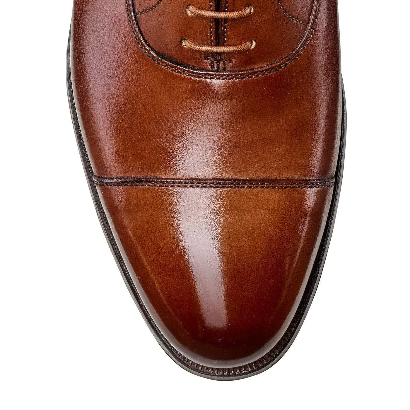 Connaught Tan Antique Calf Executive Oxfords