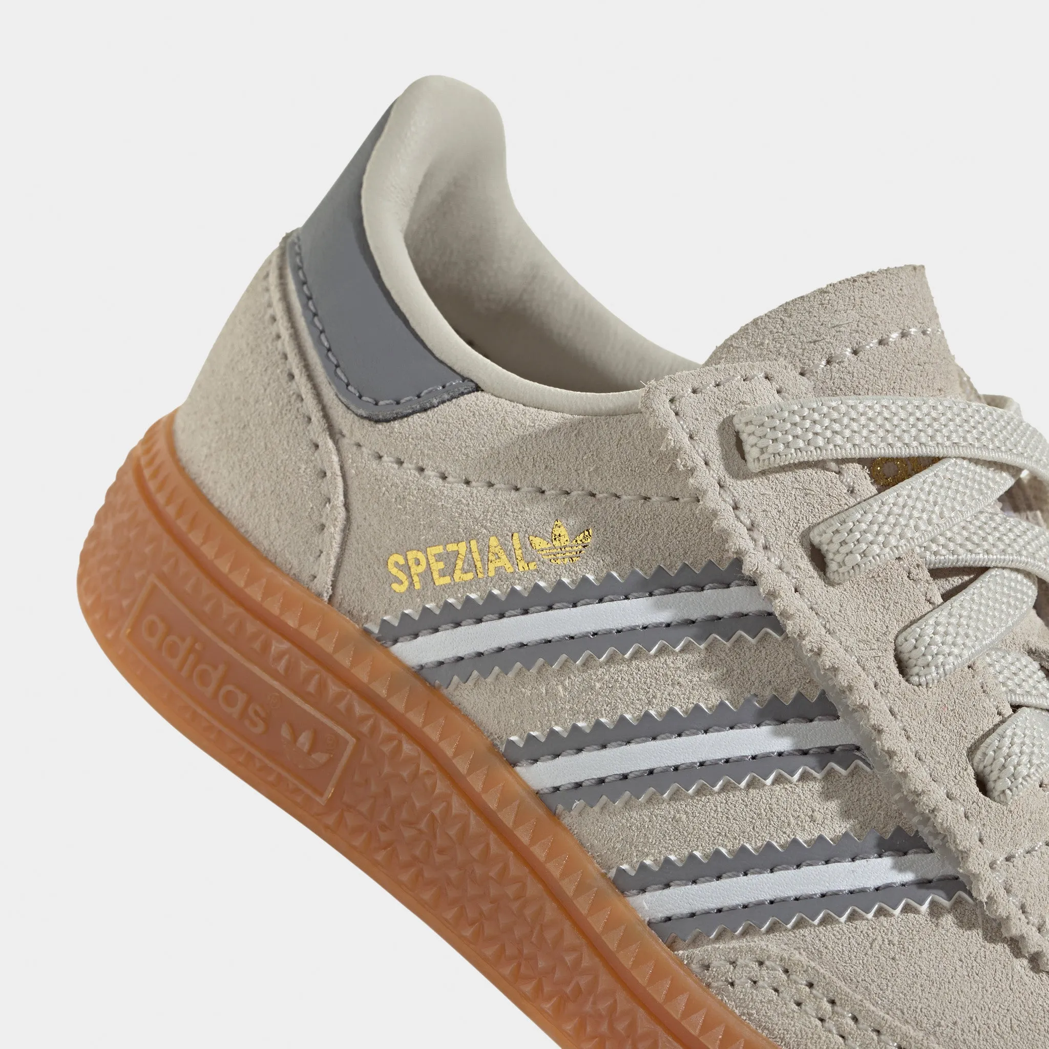 Ankle Stabilization Breathable Design adidas Originals Infants' Handball Spezial Tan / Green