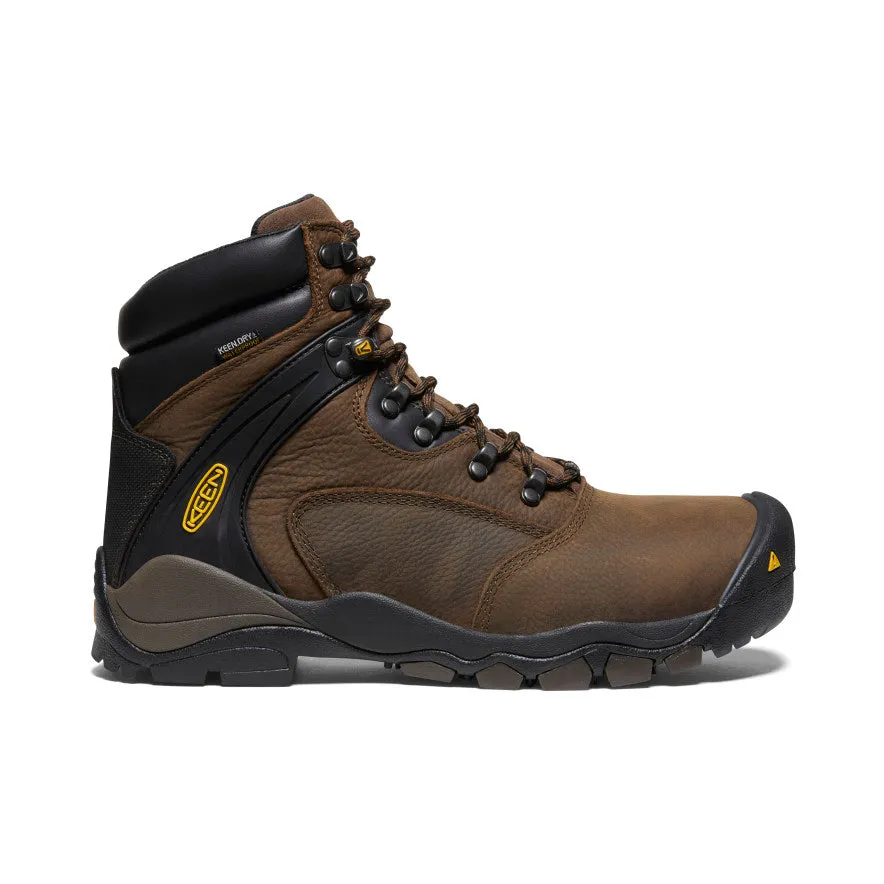 Men's Louisville 6" Waterproof Boot (Steel Toe)  |  Cascade Brown multi-color narrow - fit