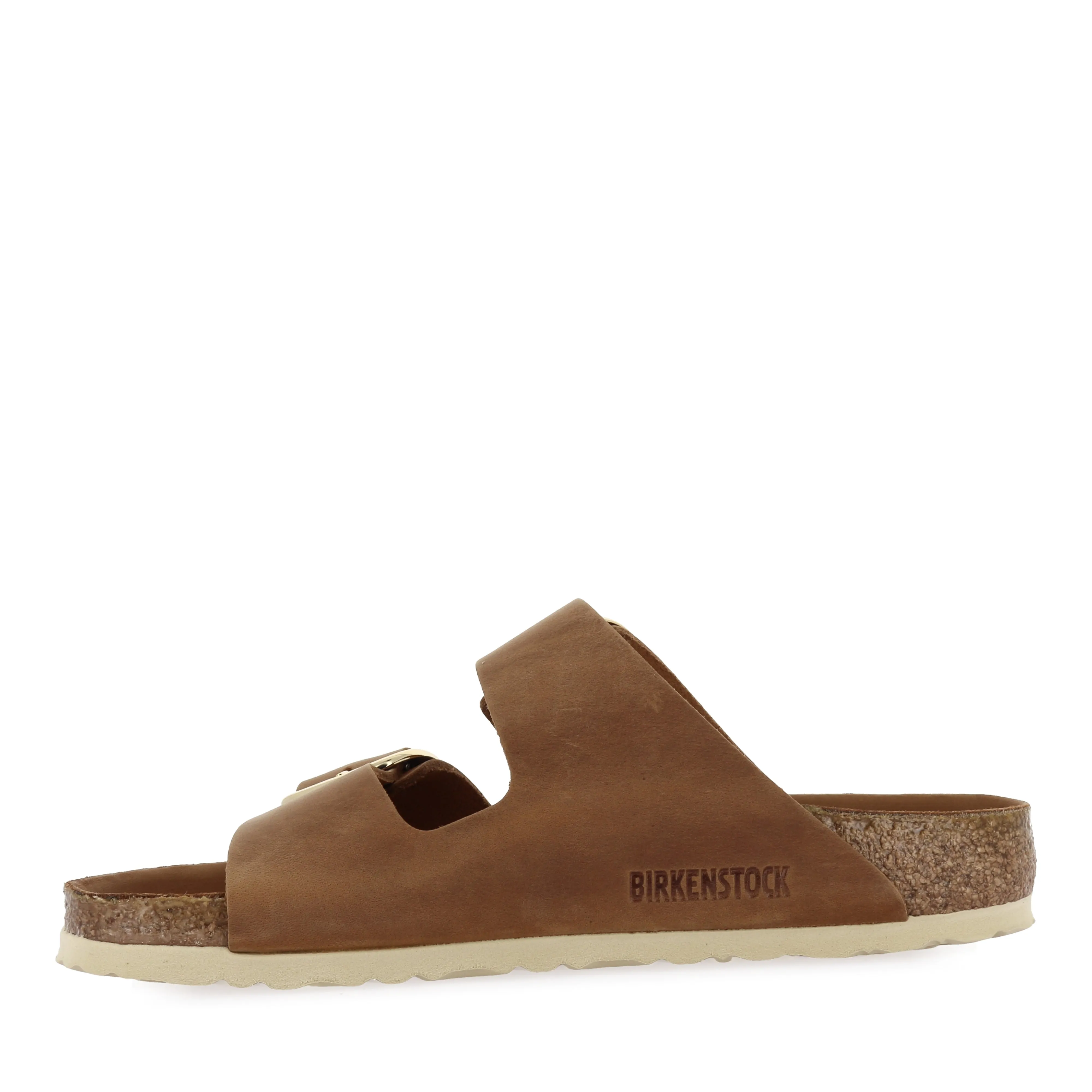 ARIZONA BIG BUCKLE - COGNAC OILED LEATHER Step Smart