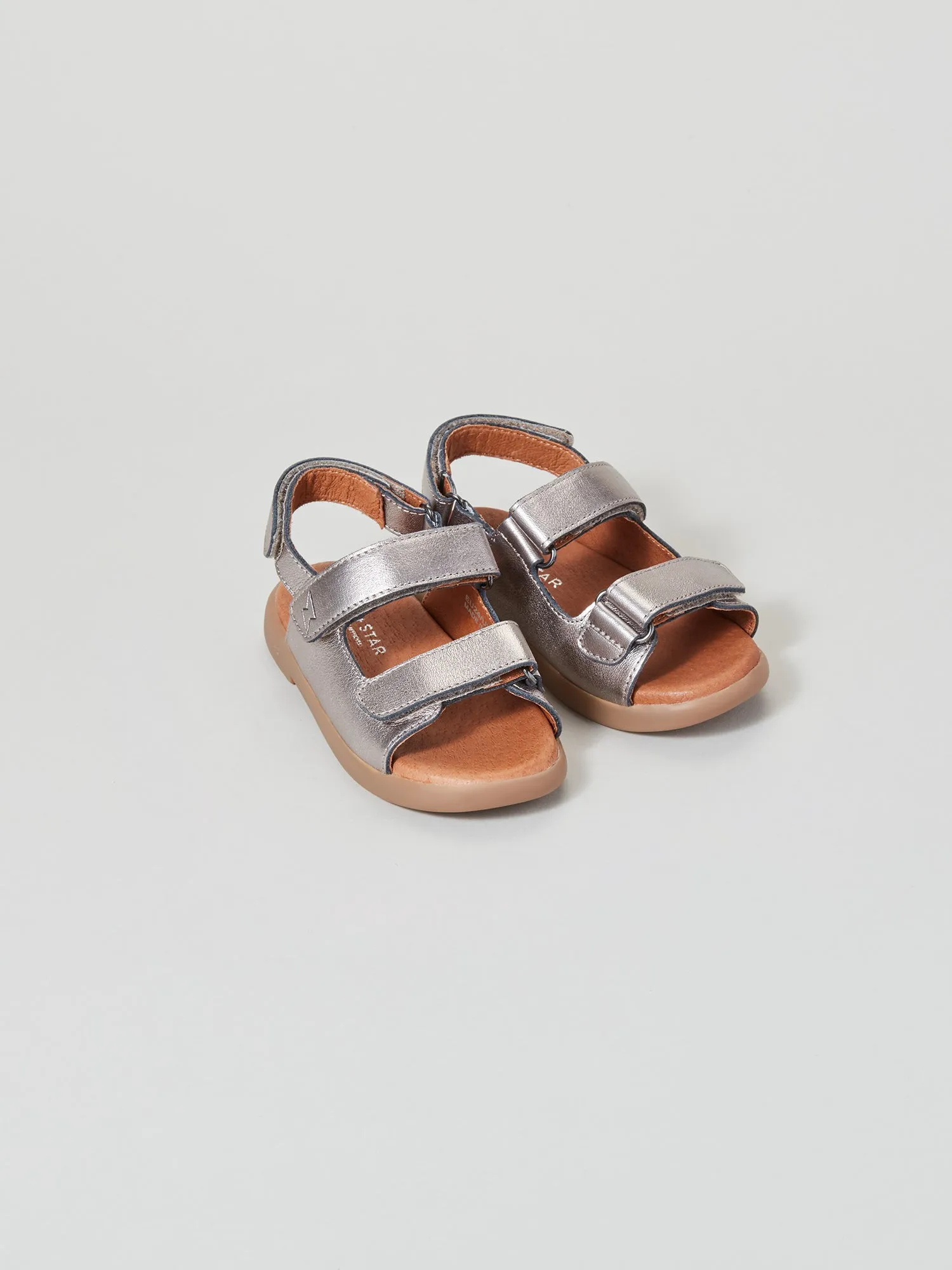 Solar Infant Strap Sandal Pewter Moon Ombre Fade