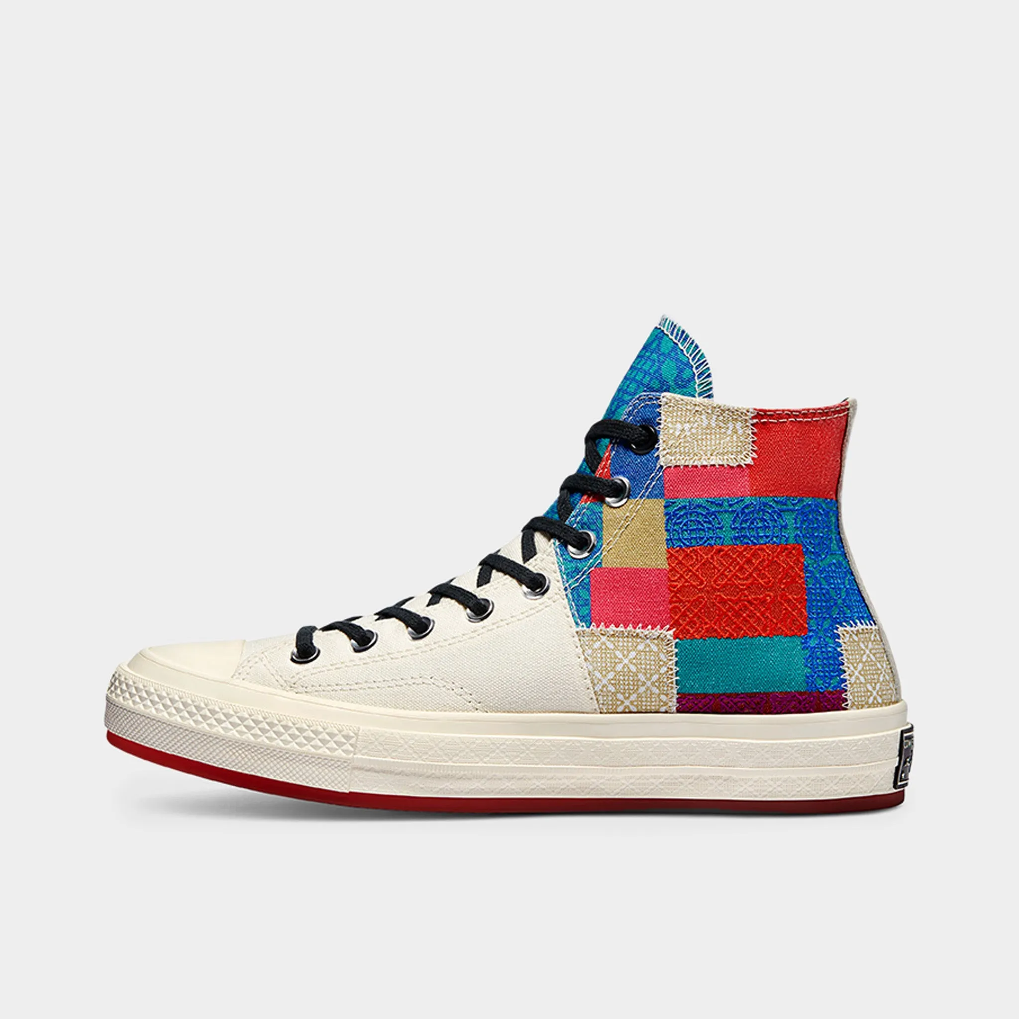 men's large versatile user Converse CNY Chuck 70 Hi Egret / Chile Red