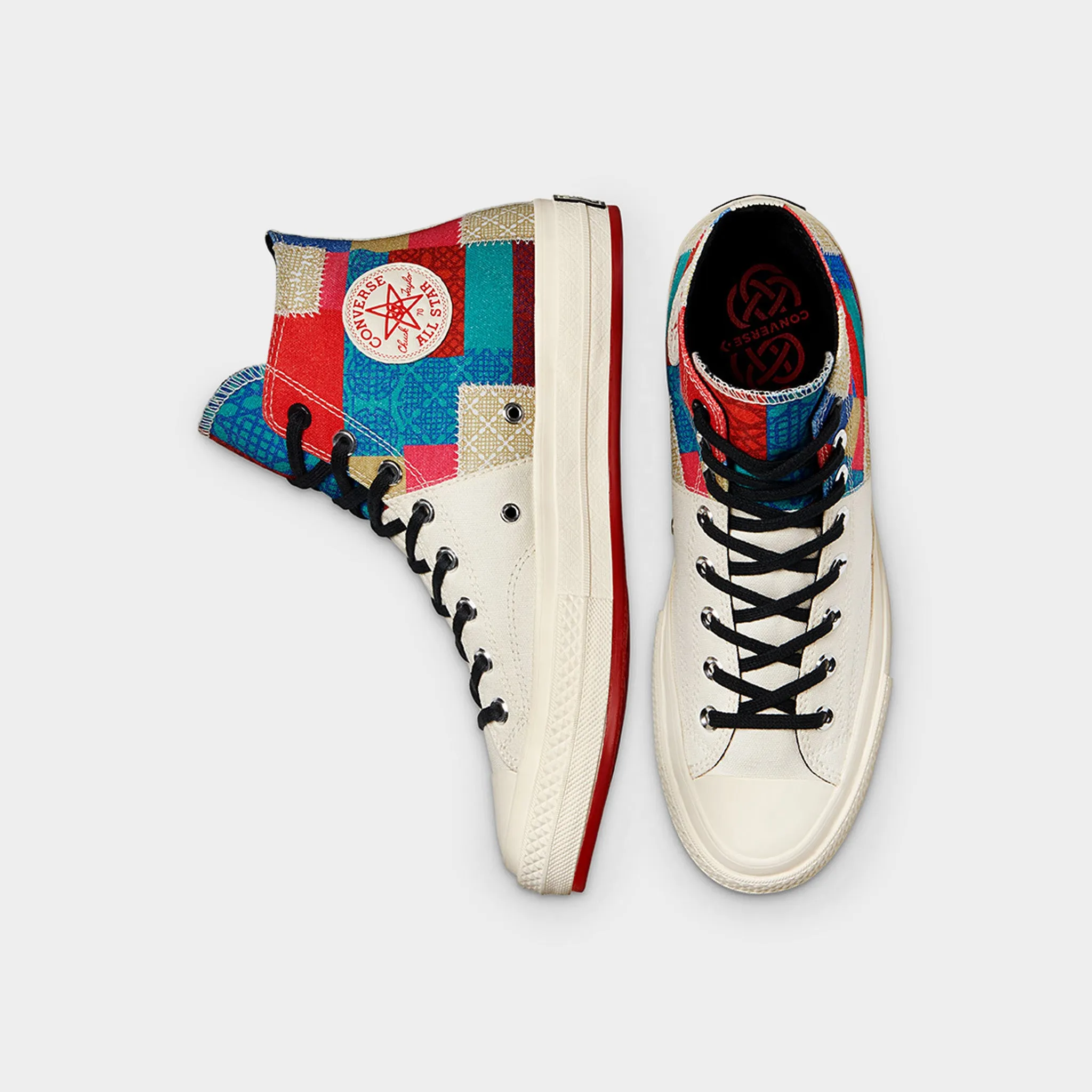 Converse CNY Chuck 70 Hi Egret / Chile Red water - resistant Narrow Fit