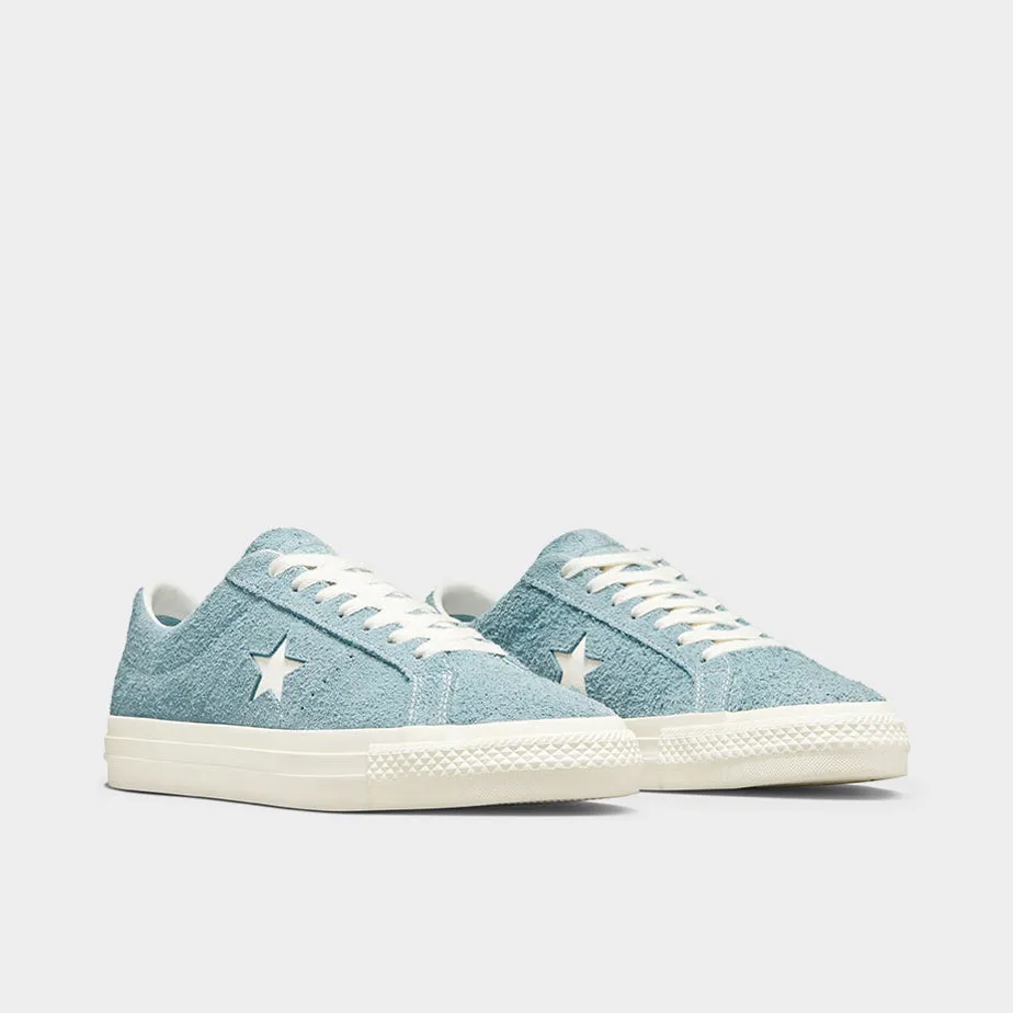 Geometric Print Converse One Star Pro Shaggy Suede Low Cocoon Blue