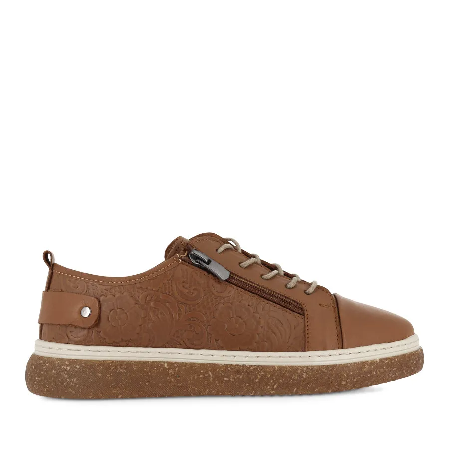 COOPER - TAN LEATHER Minimal Style Sneaker Culture