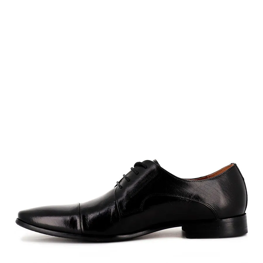 Stretchable COPENHAGEN EE - BLACK LEATHER