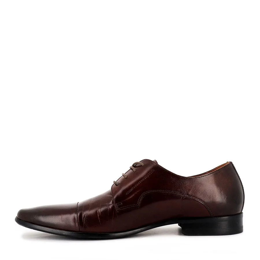 COPENHAGEN EE - BROWN LEATHER Firm Safe Comfortable Sole