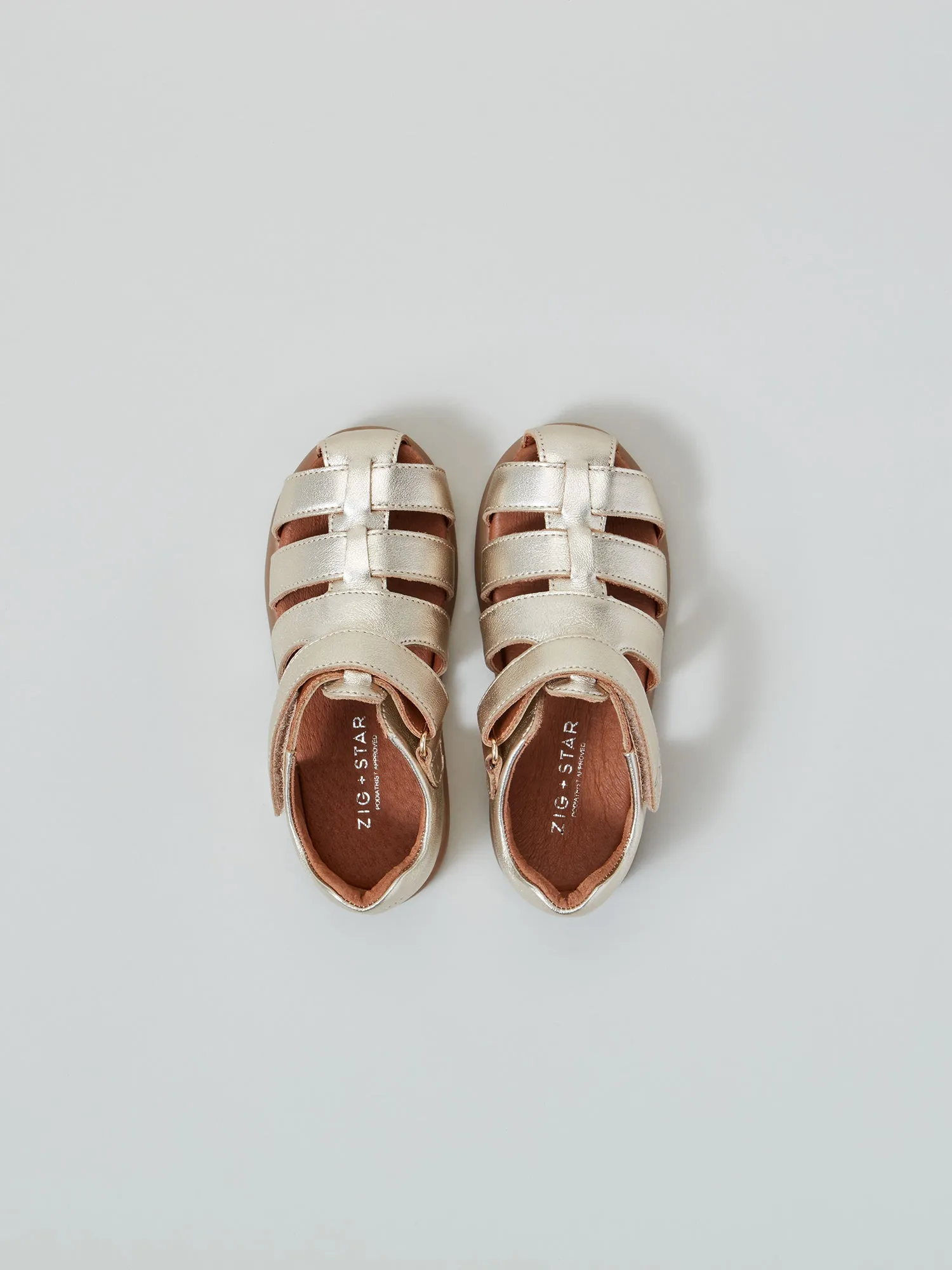 Air Touch Cosmic Infant Closed-Toe Kids' Sandal Gold Dust