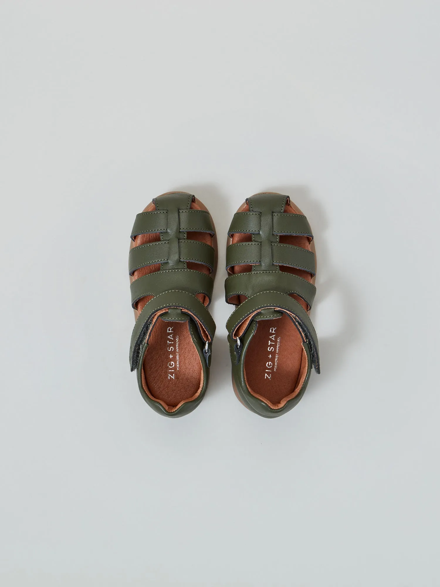 Cosmic Junior Closed-Toe Sandal Khaki All-Day Sandals Daily Relax