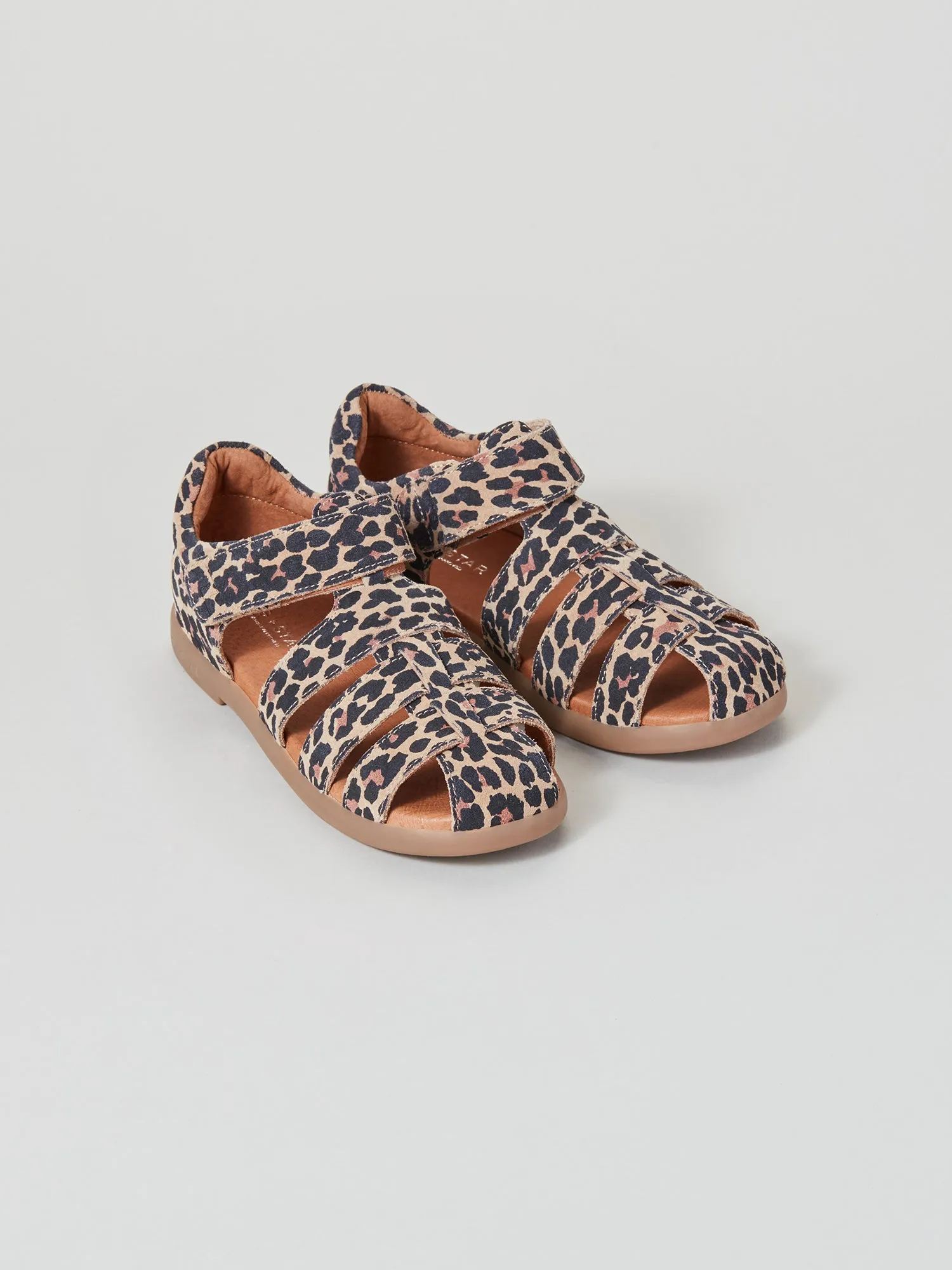Cosmic Junior Closed-Toe Sandal Natural Animal Hot Day