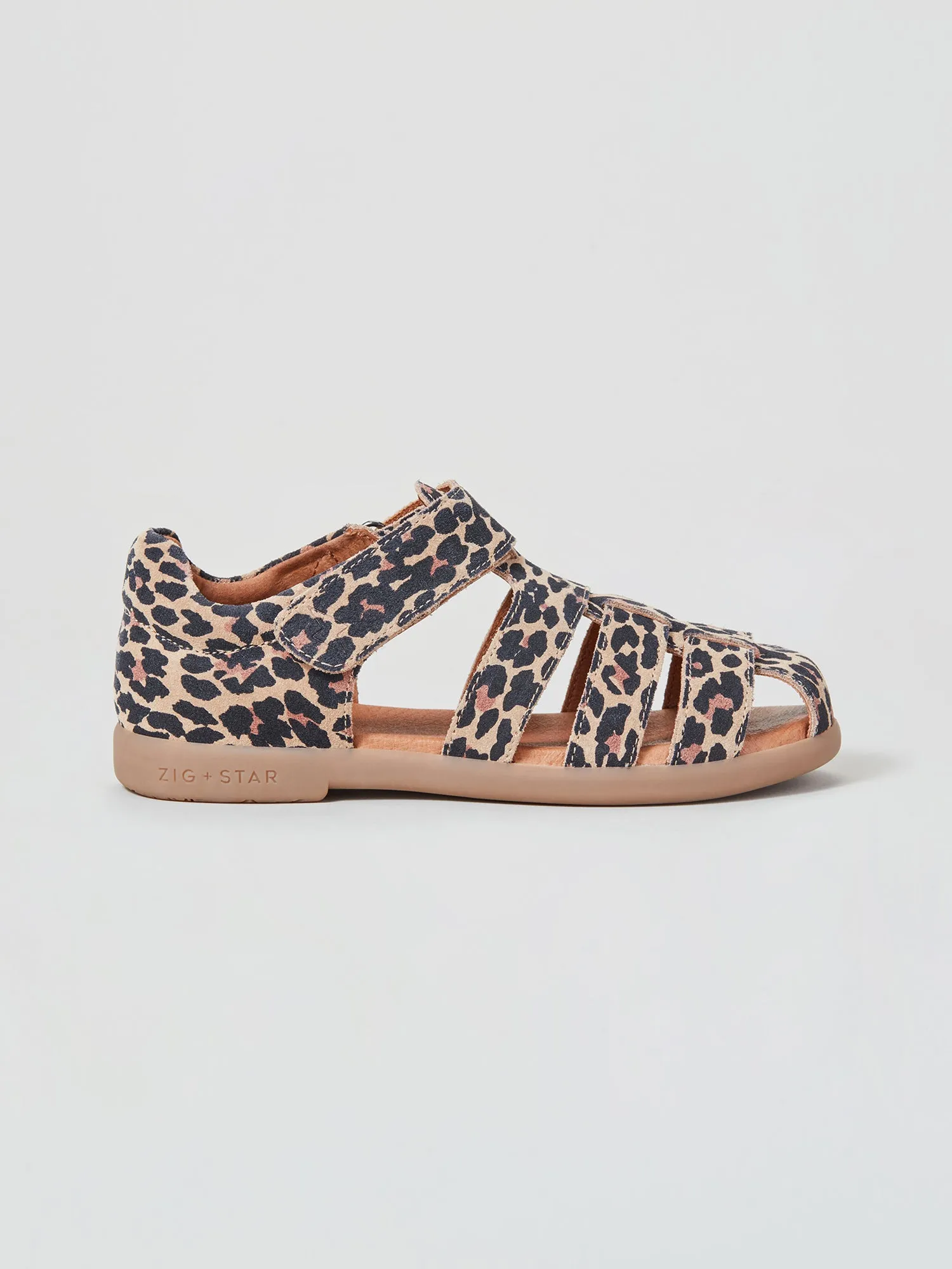 Cosmic Junior Closed-Toe Sandal Natural Animal Laidback Look Non-slip Fit