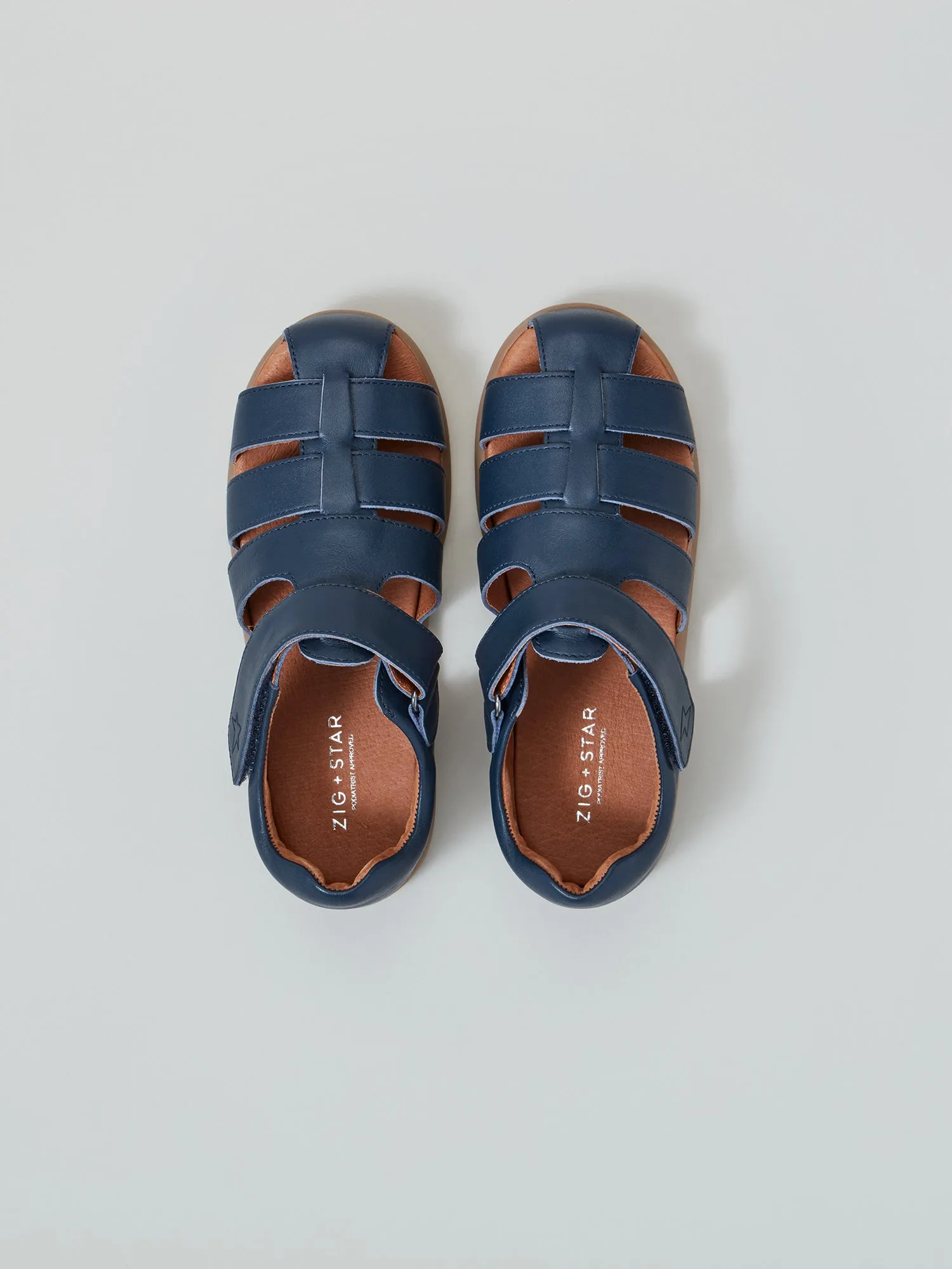 Cosmic Junior Closed-Toe Sandal Navy Flexible Sandals
