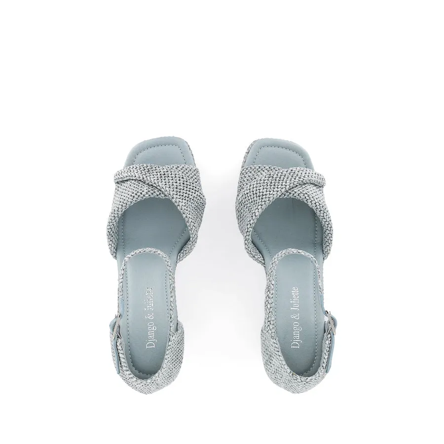 COTTON - DENIM RAFFIA