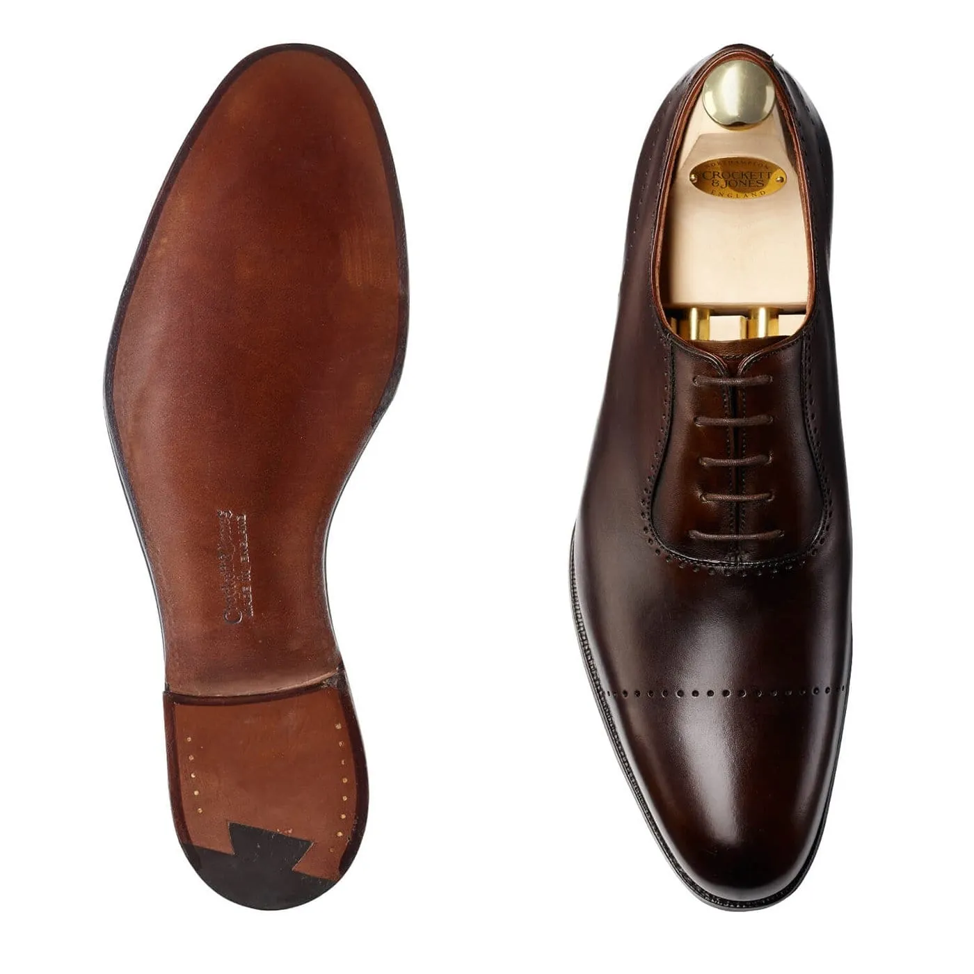Courtenay Dark Brown Antique Calf Stylish Slip On
