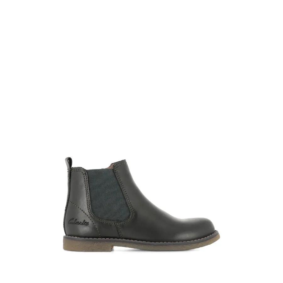 Scholar CHELSEA II - DARK OLIVE LEATHER