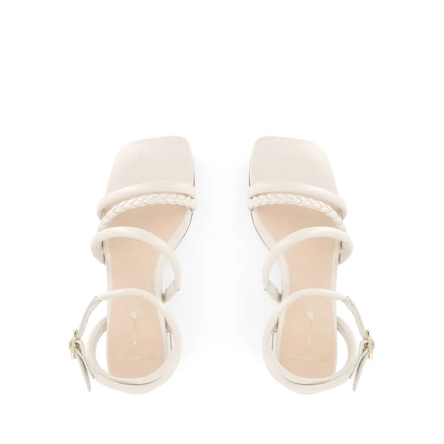 Slip Resistant Soles Ice Path RAMSAY - CHALK BRAID LEATHER