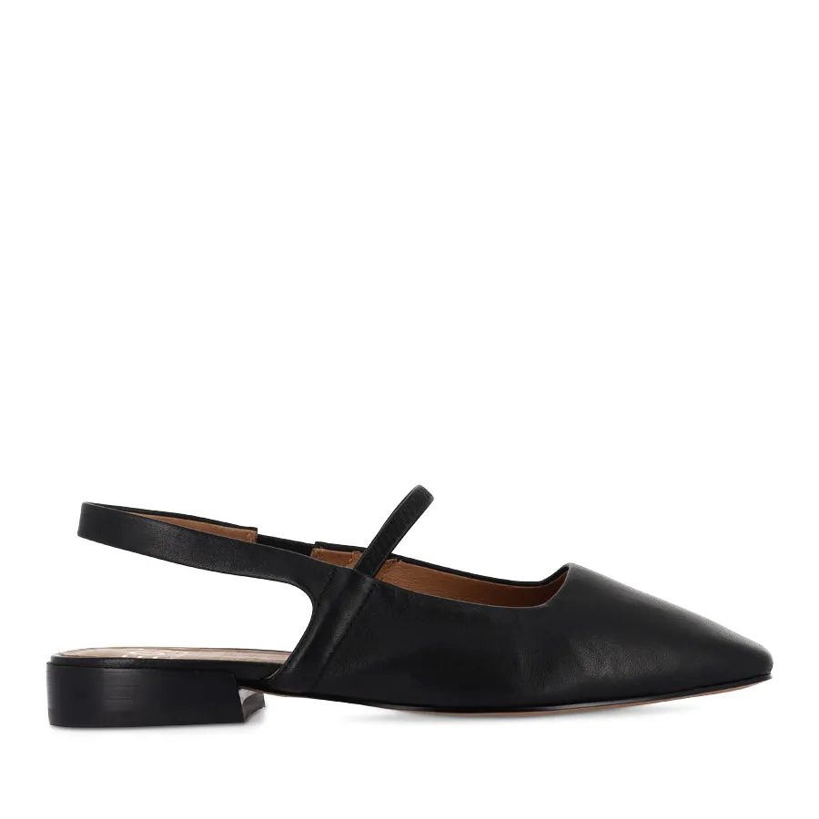 SONU - BLACK LEATHER Everyday Comfort Shoes