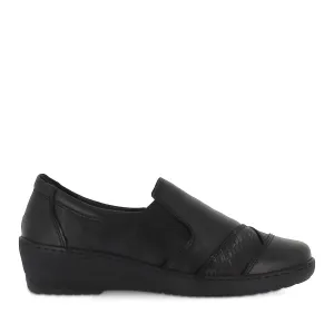 CP736-18 - BLACK LEATHER Reptile Print