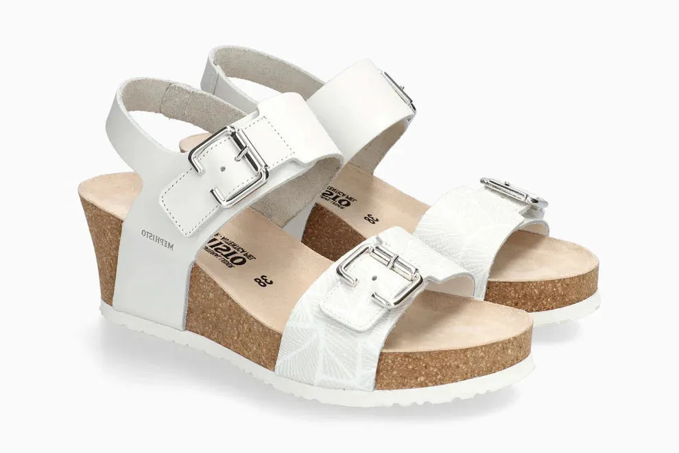 MEPHISTO LISSANDRA - WHITE MULTI Height Plus Breathable Material