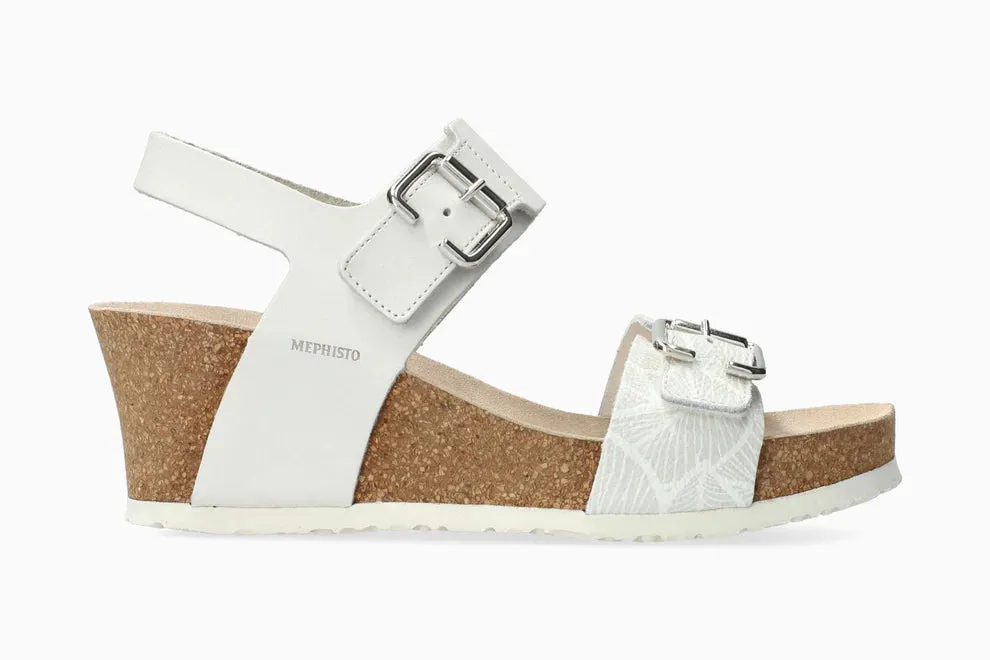 MEPHISTO LISSANDRA - WHITE MULTI Ventilated Design Memory Foam