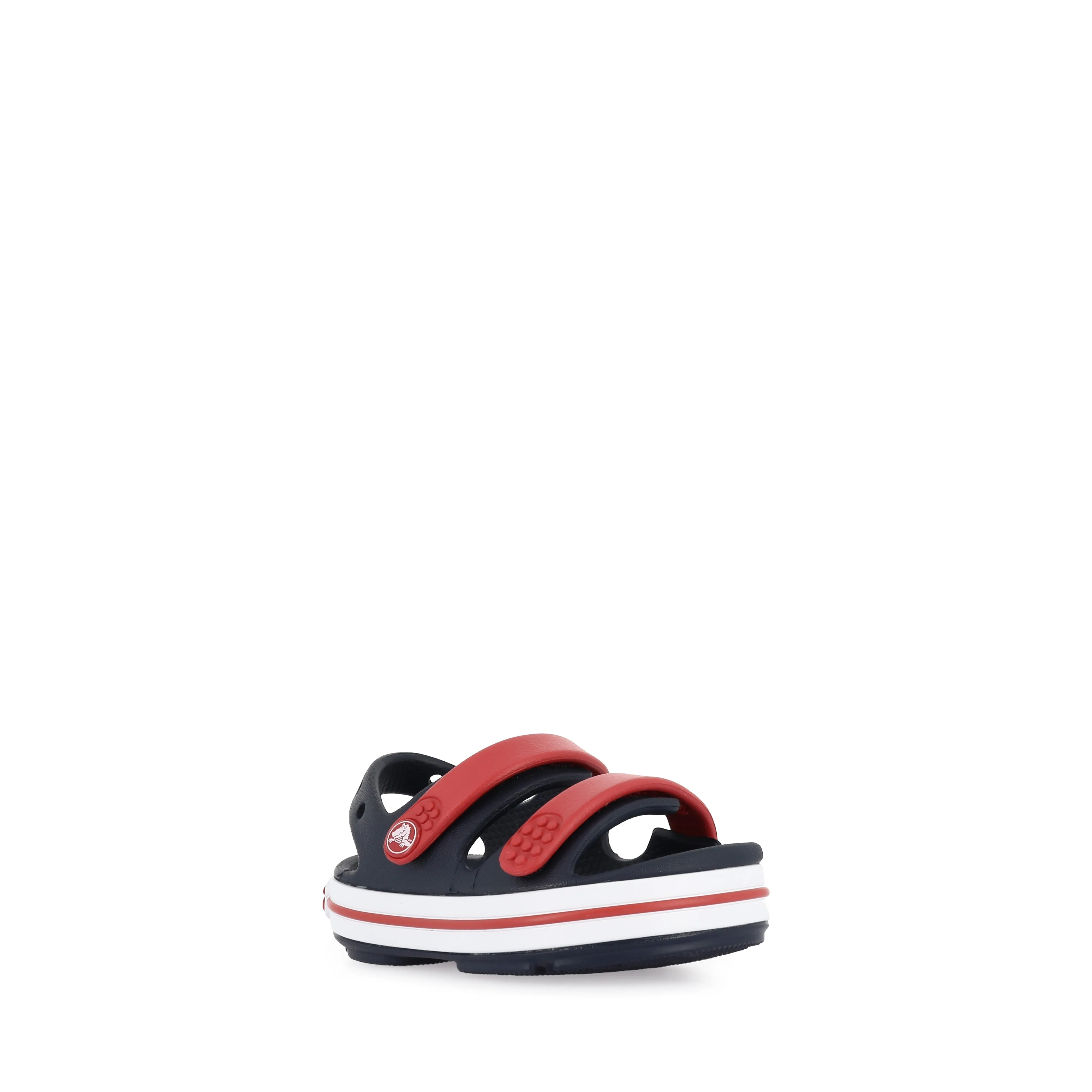 festival look Fresh Design CROCBAND CRUSIER SANDAL TODDLER - NAVY/VARSITY RED