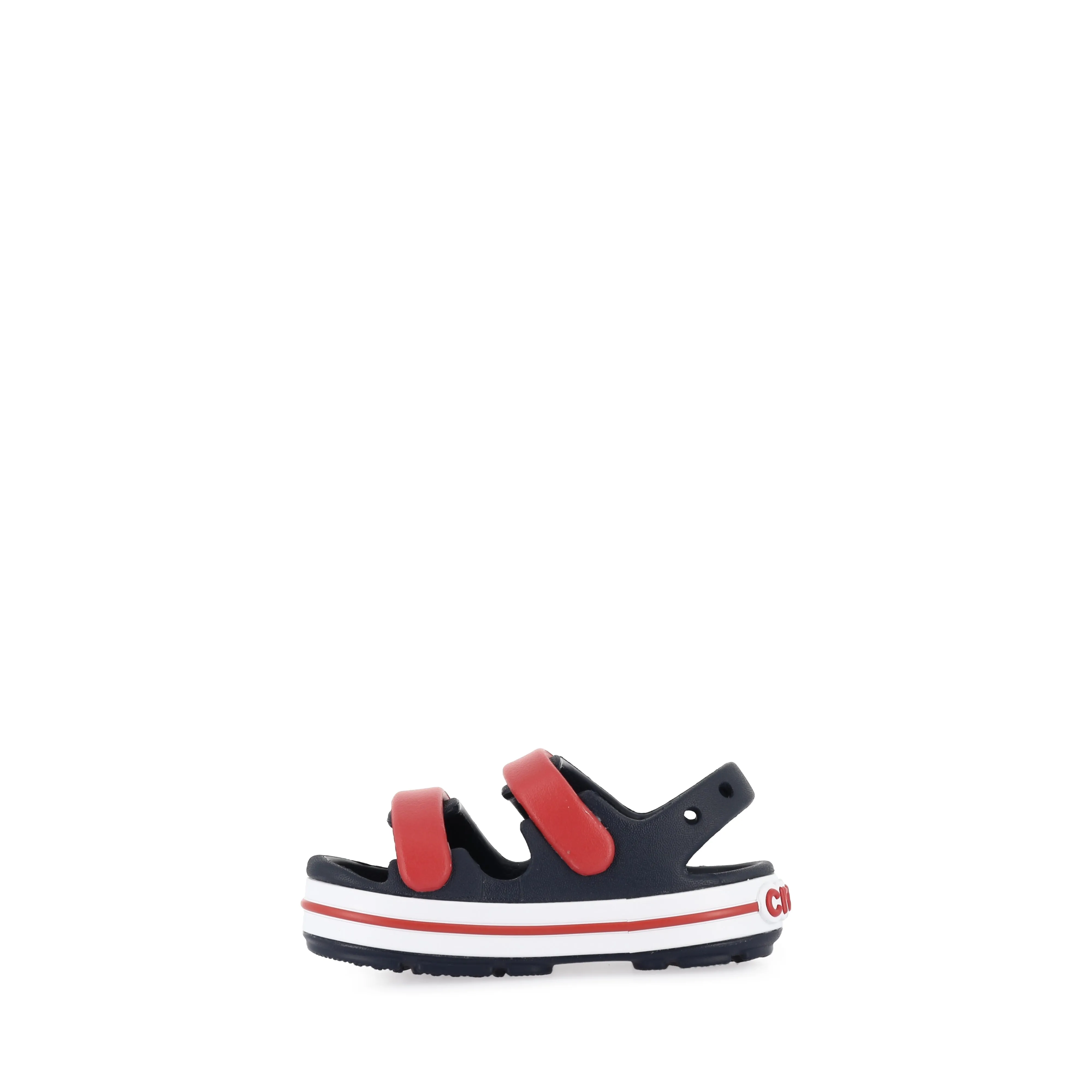 Functional Fit CROCBAND CRUSIER SANDAL TODDLER - NAVY/VARSITY RED