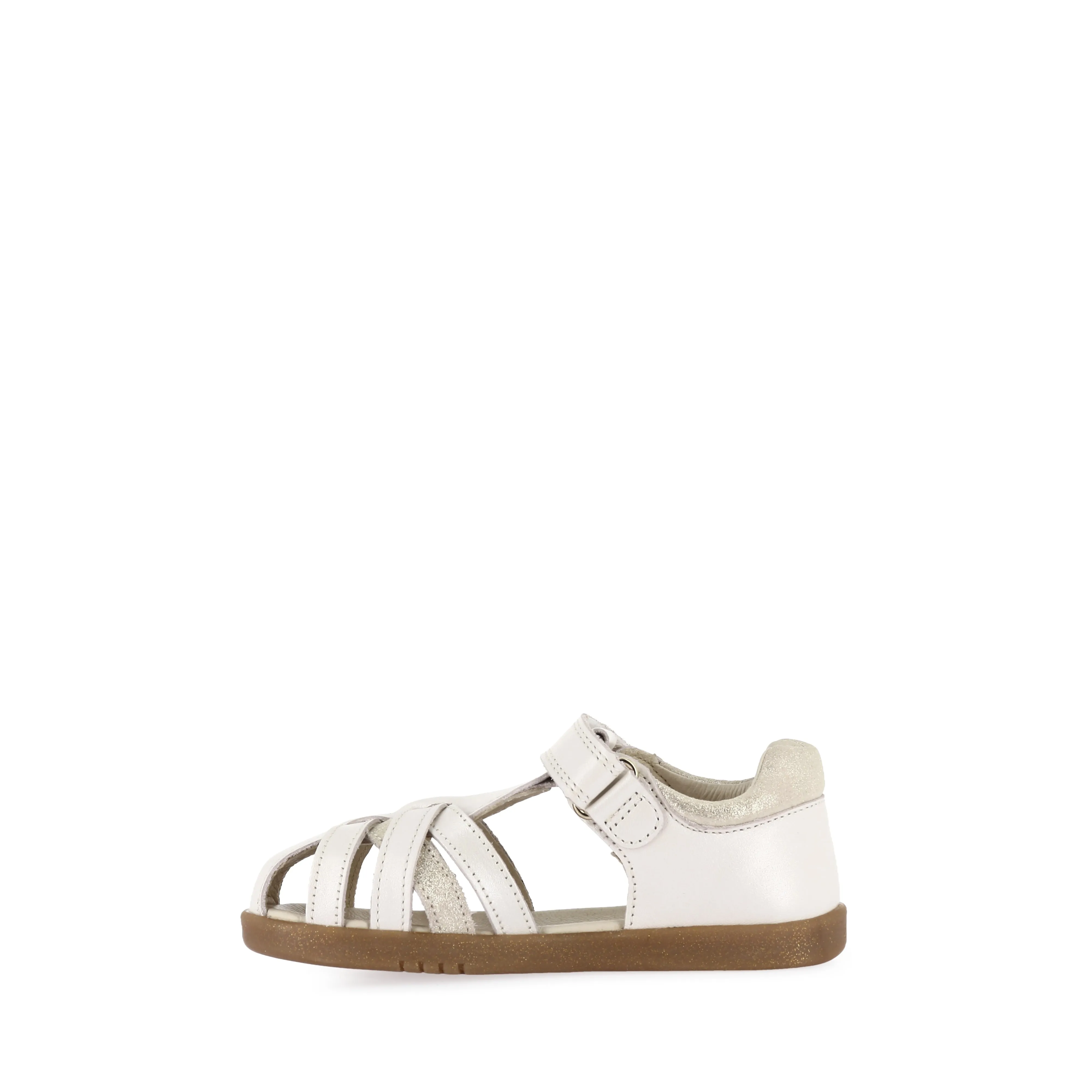 Trendy Footwear For Travel Removable Footbed CROSS JUMP KID  - MOON PEARL LEATHER