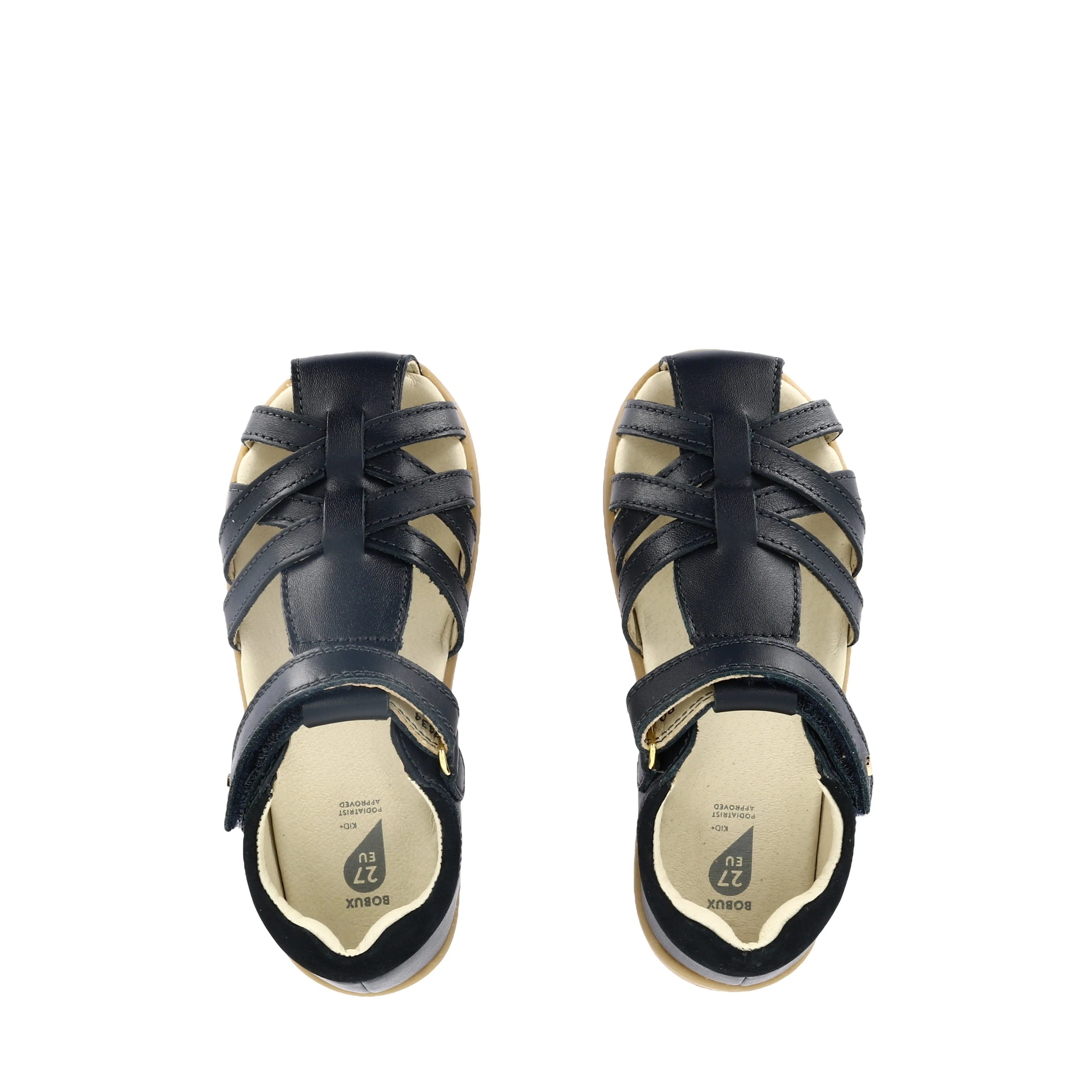 Breathable Flats Minimal Weight CROSS JUMP KID  - NAVY LEATHER