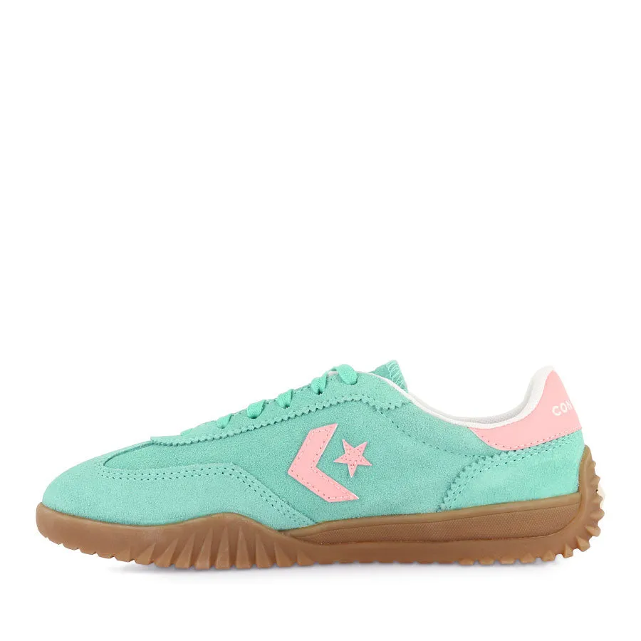 RUN STAR TRAINER LOW SUEDE - LT AQUA SPARK/LT JELLYFISH JITTER/EGRET Relaxed shock absorption
