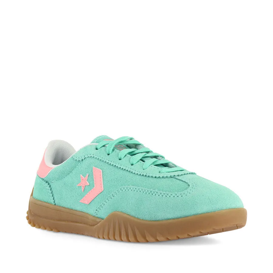 Shock-absorbent flexibility Basic Tone RUN STAR TRAINER LOW SUEDE - LT AQUA SPARK/LT JELLYFISH JITTER/EGRET