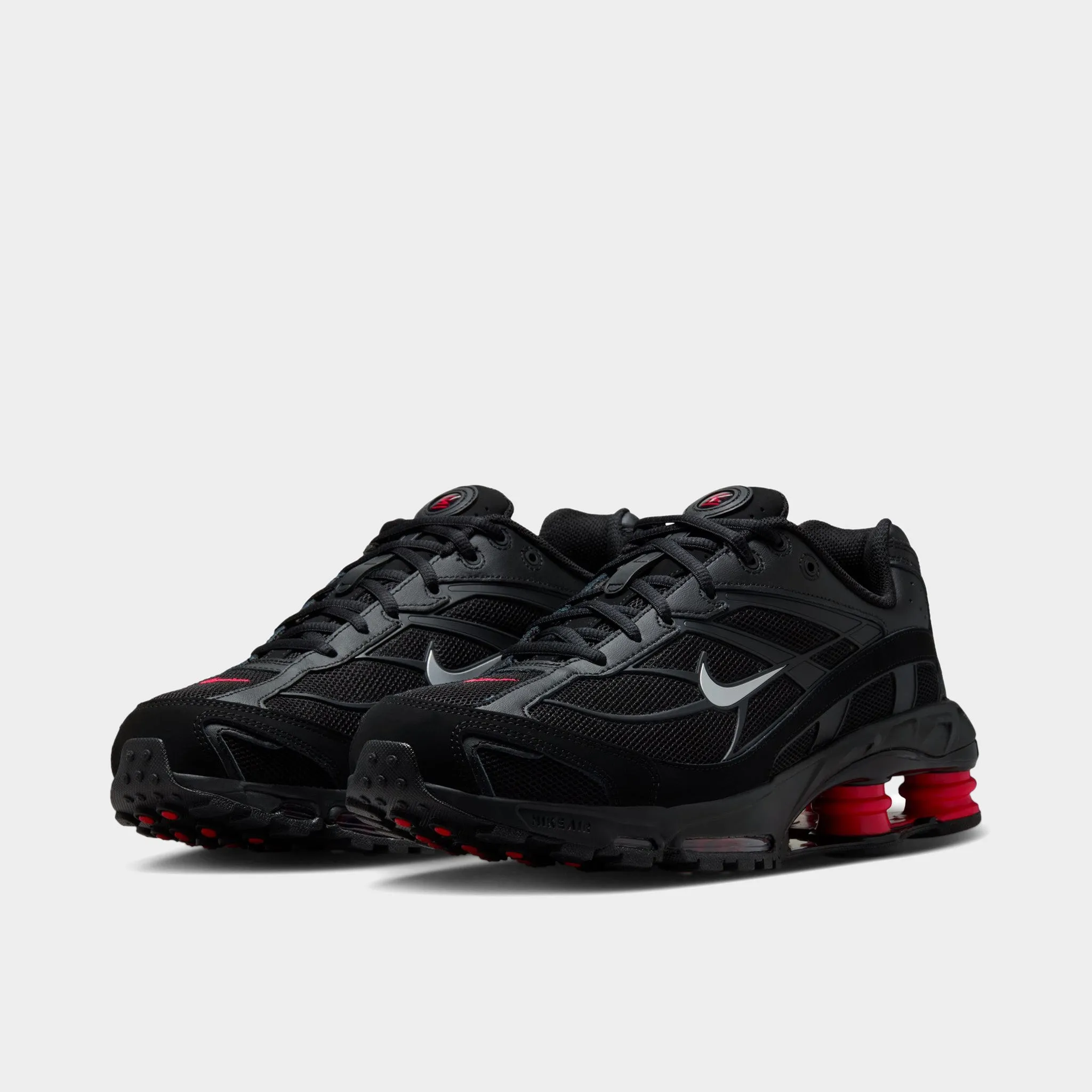Low Profile Silhouette Ultra-soft wear Nike Shox Ride 2 Black / Red - Black