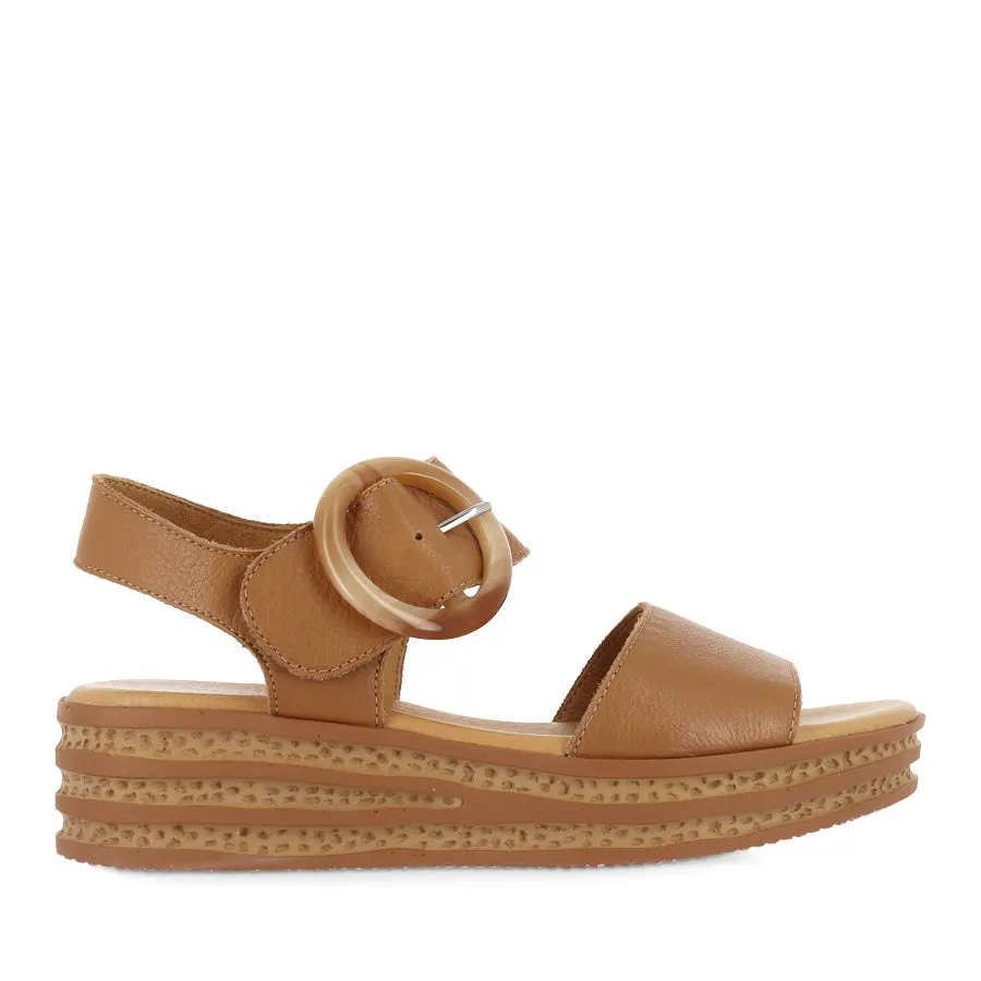 Silver Glow CUBBIE - DARK TAN LEATHER