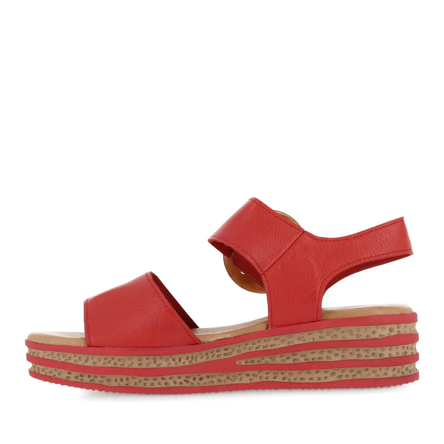 day trip Loafers style CUBBIE - RED LEATHER