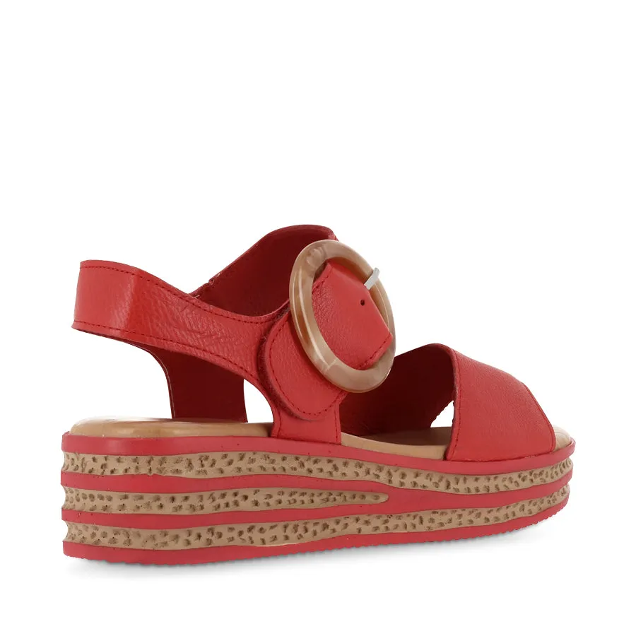 Trip Pic Flip Step CUBBIE - RED LEATHER